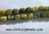 CNG8312 15.5 inches 15*20mm nuggets striped agate beads wholesale