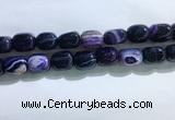 CNG8313 15.5 inches 15*20mm nuggets striped agate beads wholesale