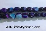 CNG8321 15.5 inches 15*20mm nuggets striped agate beads wholesale