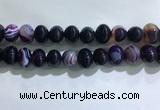 CNG8381 15.5 inches 12*16mm nuggets striped agate beads wholesale