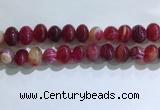 CNG8382 15.5 inches 12*16mm nuggets striped agate beads wholesale