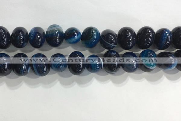 CNG8384 15.5 inches 12*16mm nuggets striped agate beads wholesale