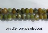 CNG8386 15.5 inches 12*16mm nuggets striped agate beads wholesale