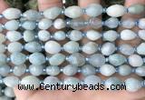 CNG8509 15.5 inches 6*8mm - 8*12mm faceted nuggets aquamarine beads