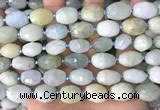 CNG8514 15.5 inches 12*14mm - 13*18mm faceted nuggets aquamarine beads