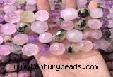 CNG8566 12*16mm - 15*20mm faceted nuggets mixed quartz beads