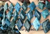 CNG8648 13*20mm - 15*25mm faceted freeform apatite beads