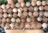 CNG8755 15.5 inches 12mm faceted nuggets moonstone beads wholesale