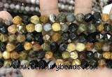 CNG8776 15 inches 8mm faceted nuggets jasper gemstone beads