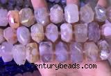 CNG8780 15 inches 13*20mm - 15*24mm faceted nuggets sakura agate beads