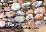 CNG8785 15 inches 15*22mm - 22*30mm nuggets pink botswana agate beads