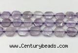 CNG8800 15.5 inches 16mm - 20mm faceted freeform amethyst beads