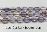 CNG8801 15.5 inches 16mm - 20mm faceted freeform ametrine beads