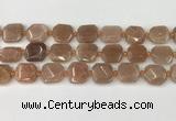 CNG8812 15.5 inches 16mm - 20mm faceted freeform moonstone beads