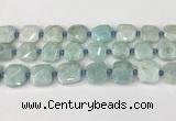 CNG8816 15.5 inches 16mm - 20mm faceted freeform amazonite beads