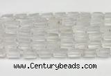 CNG8845 15.5 inches 8*12mm - 10*16mm nuggets matte white crystal beads