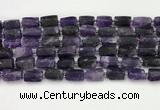 CNG8848 15.5 inches 8*12mm - 10*16mm nuggets matte amethyst beads