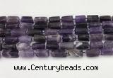 CNG8849 15.5 inches 8*12mm - 10*16mm nuggets matte amethyst beads