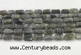 CNG8862 15.5 inches 8*12mm - 10*16mm nuggets matte labradorite beads