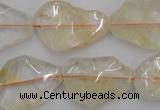 CNG889 15.5 inches 15*20mm – 20*30mm freeform citrine beads