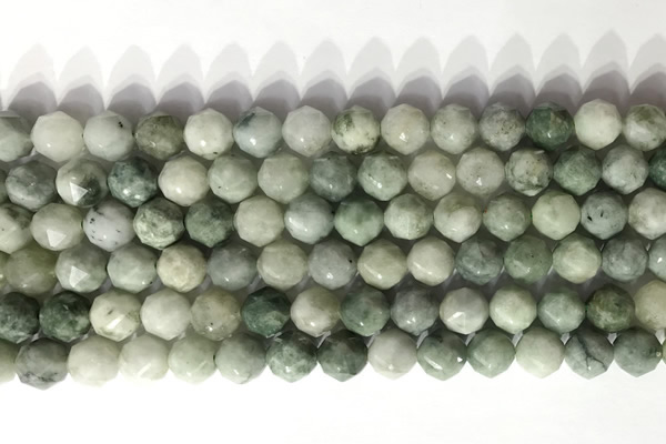 CNG9072 15.5 inches 8mm faceted nuggets jade gemstone beads