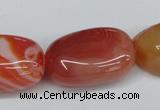 CNG92 15.5 inches 12*16mm - 20*30mm nuggets agate gemstone beads