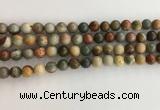 CNI370 15.5 inches 6mm round American picture jasper beads