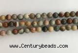 CNI371 15.5 inches 8mm round American picture jasper beads