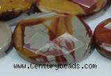 CNJ05 15.5 inches 30*40mm faceted oval natural noreena jasper beads