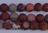 CNJ301 15.5 inches 6mm round matte noreena jasper beads wholesale