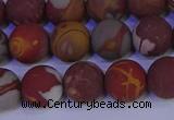 CNJ303 15.5 inches 10mm round matte noreena jasper beads wholesale