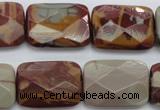 CNJ55 15.5 inches 18*25mm faceted rectangle noreena jasper beads