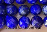 CNL1706 15.5 inches 6mm faceted round lapis lazuli beads