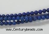 CNL203 15.5 inches 4mm round natural lapis lazuli beads wholesale