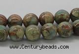 CNS02 16 inches 10mm round natural serpentine jasper beads wholesale