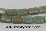 CNS18 16 inches 8*12mm rectangle natural serpentine jasper beads