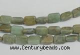 CNS253 15.5 inches 6*8mm rectangle natural serpentine jasper beads