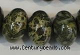 CNS517 15.5 inches 14*20mm rondelle natural serpentine jasper beads