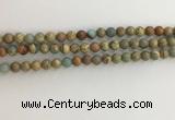 CNS701 15.5 inches 6mm round serpentine jasper beads wholesale