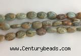 CNS724 15.5 inches 10*14mm oval serpentine jasper beads wholesale