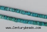 CNT21 16 inches 3-5mm heishi natural turquoise beads wholesale