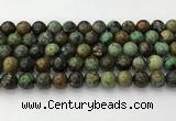 CNT412 15.5 inches 10mm round natural turquoise beads wholesale