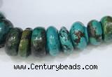 CNT500 15.5 inches 4*8mm - 8*18mm nuggets turquoise gemstone beads