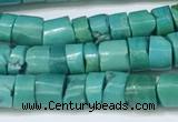 CNT531 15.5 inches 5mm - 5.5mm heishi turquoise gemstone beads