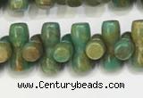 CNT536 15.5 inches 3*9mm turquoise gemstone beads