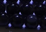 COB713 15.5 inches 10mm round ice black obsidian beads wholesale