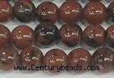 COB750 15.5 inches 4mm round mahogany obsidian beads wholesale