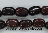 COJ14 15.5 inches 10*15mm nuggets blood jasper gemstone beads