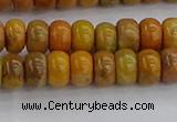 COJ611 15.5 inches 4*6mm rondelle orpiment jasper beads