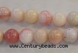 COP1062 15.5 inches 10mm round natural pink opal gemstone beads